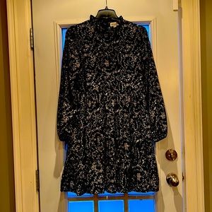 Flowered baby doll dress super cute high waist